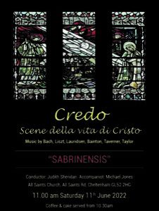 Sabrinensis Concert poster
